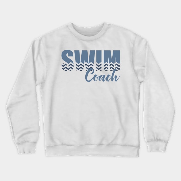 Swim Coach Crewneck Sweatshirt by pitulas